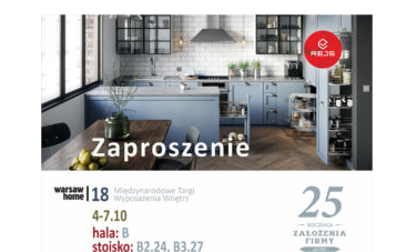 REJS zaprasza na Targi Warsaw Home
