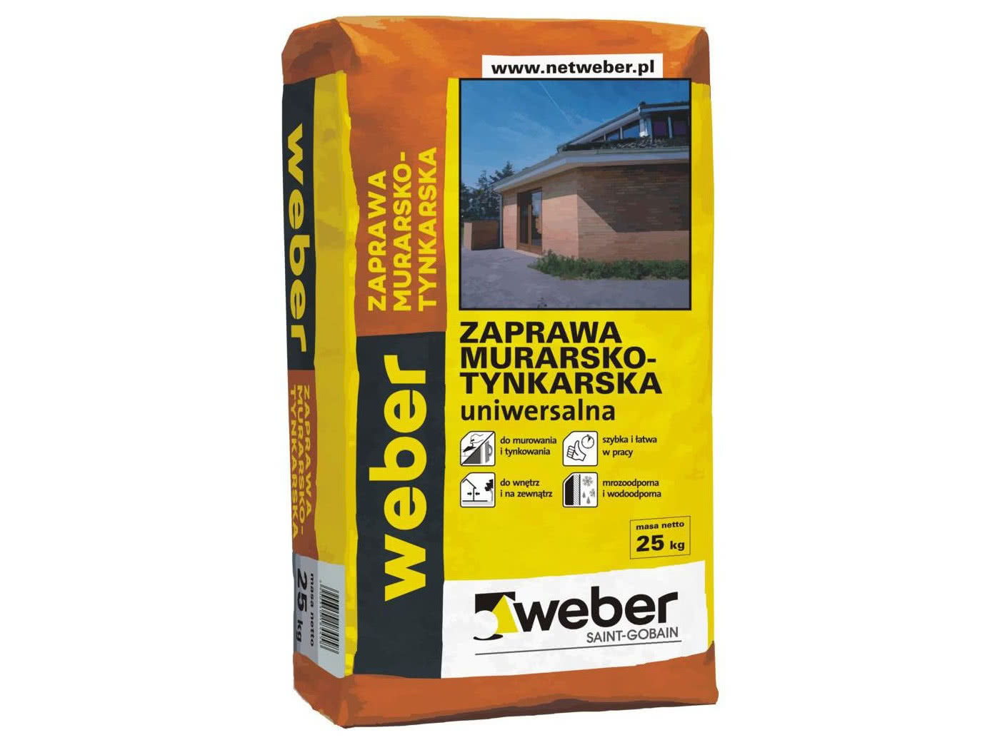 Uniwersalna zaprawa murarsko-tynkarska Weber Uniwersalna zaprawa murarsko-tynkarska Weber